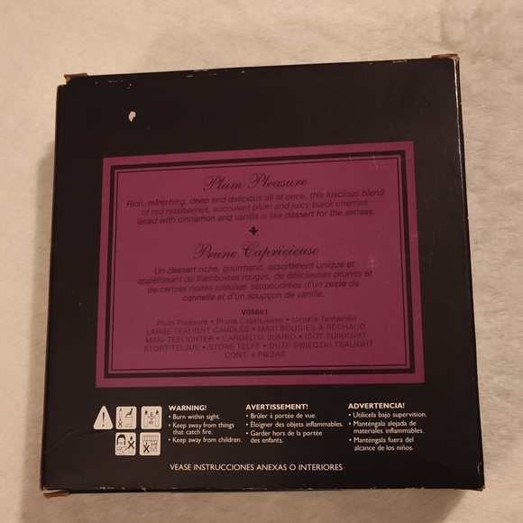 Plum Scented Tealight Candles - Picture 7 of 10